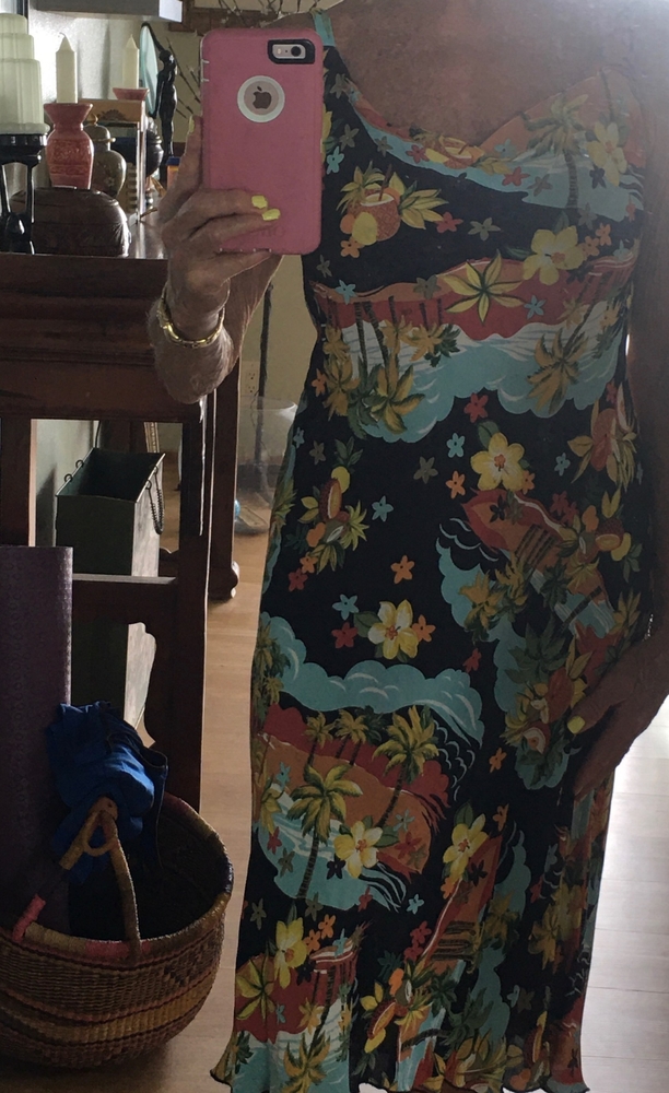 Hawaiian. midi Dress